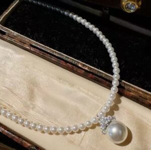2mm small pearl necklace