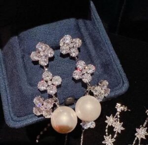 Flower Pearl Earrings