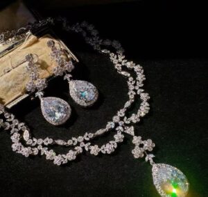 Petal Water - Drop Gemstone Necklace