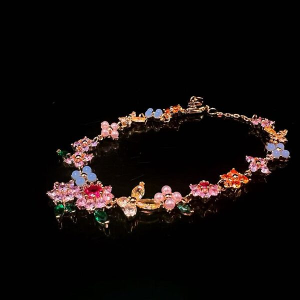 Colored gemstone jewelry set