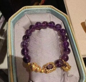 Amethyst bracelet