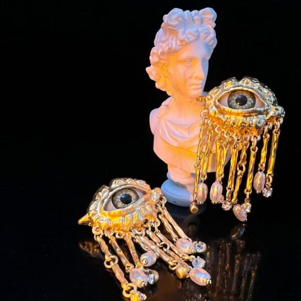 Eye of the Demon Drop Earring