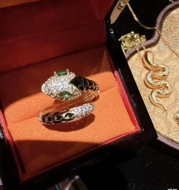 Black Snake Ring