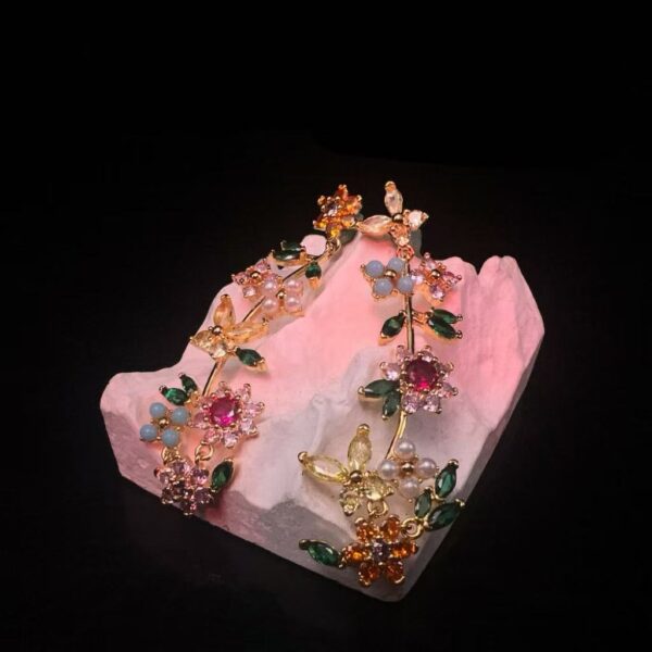 Colored gemstone jewelry set