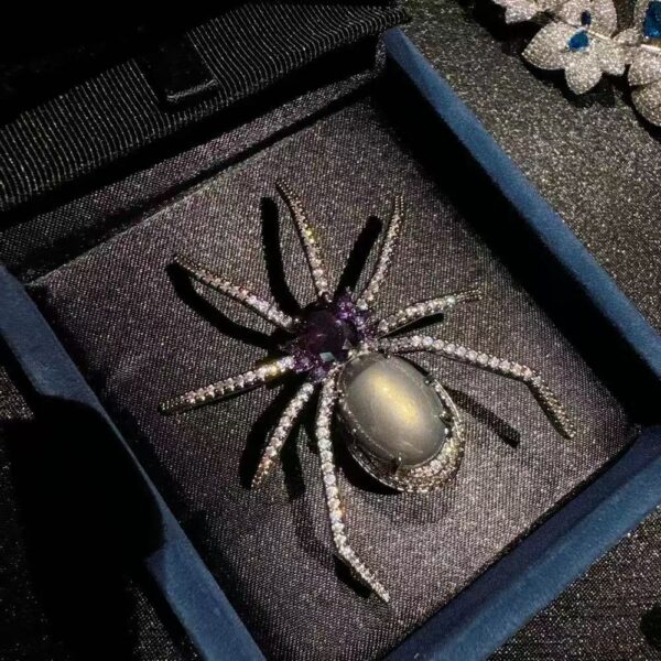 Spider brooch