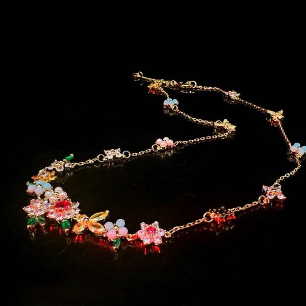 Colored gemstone jewelry set