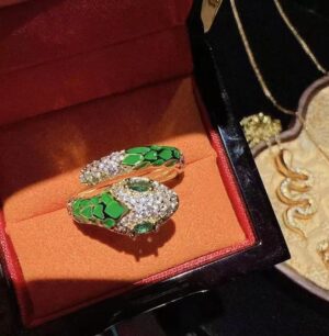 Green Snake Ring
