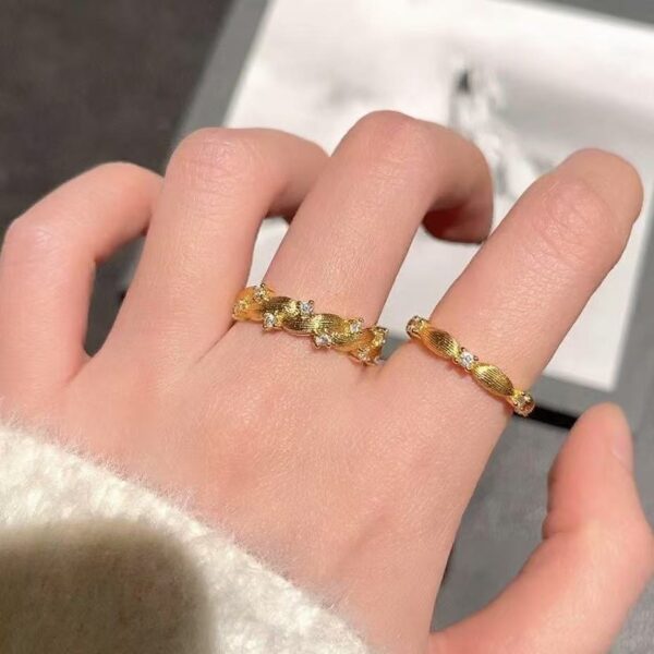 vintage Italian gemstone ring and bracelet